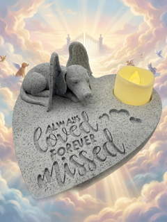 Dachshund Angel Memorial Figurine – Always Loved, Forever Missed