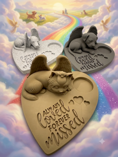 Dachshund Angel Memorial Figurine – Always Loved, Forever Missed
