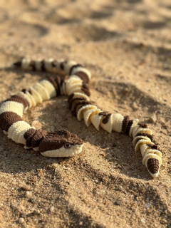 Flexi Copperhead Snake | 24" Articulated 3D-Printed Collectible