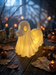 Dachshund Ghost – Tea Light Figurine | Halloween & Home Décor 3D Printed