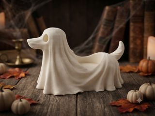 3D Printed Dachshund Ghost – Tea Light Figurine | Halloween & Home Décor (Copy)