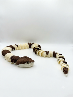Flexi Copperhead Snake | 24" Articulated 3D-Printed Collectible
