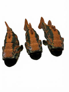 Articulated Largemouth Bass Figurine – 9" with Glass Eyes
