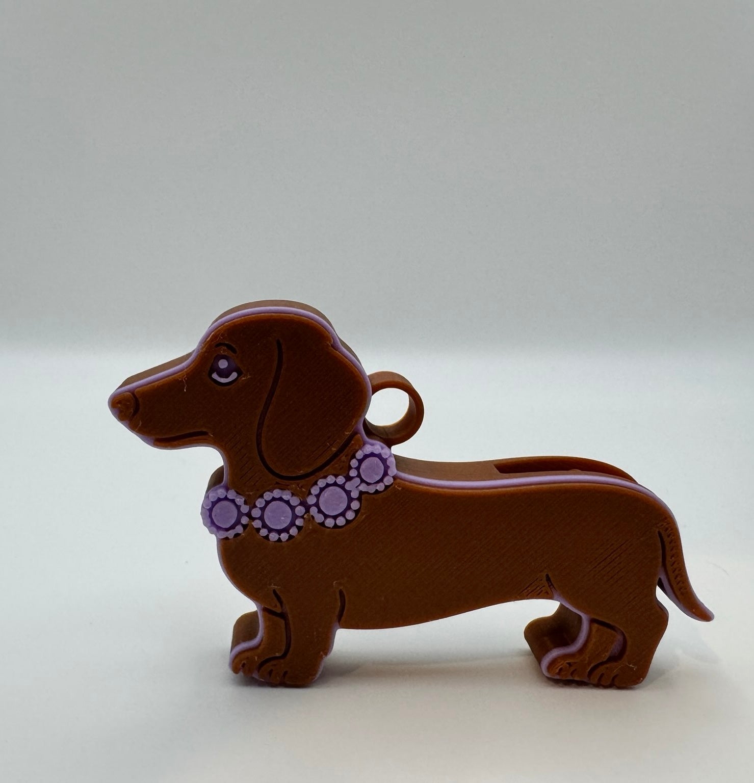 Dachshund Can Koozie Set – 12 oz with Straw, Topper & Keychain